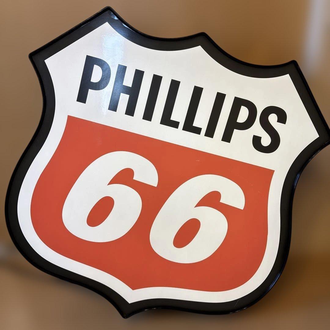 PHILLIPS66 大型ライト vintage ガソリン USA 電飾看板