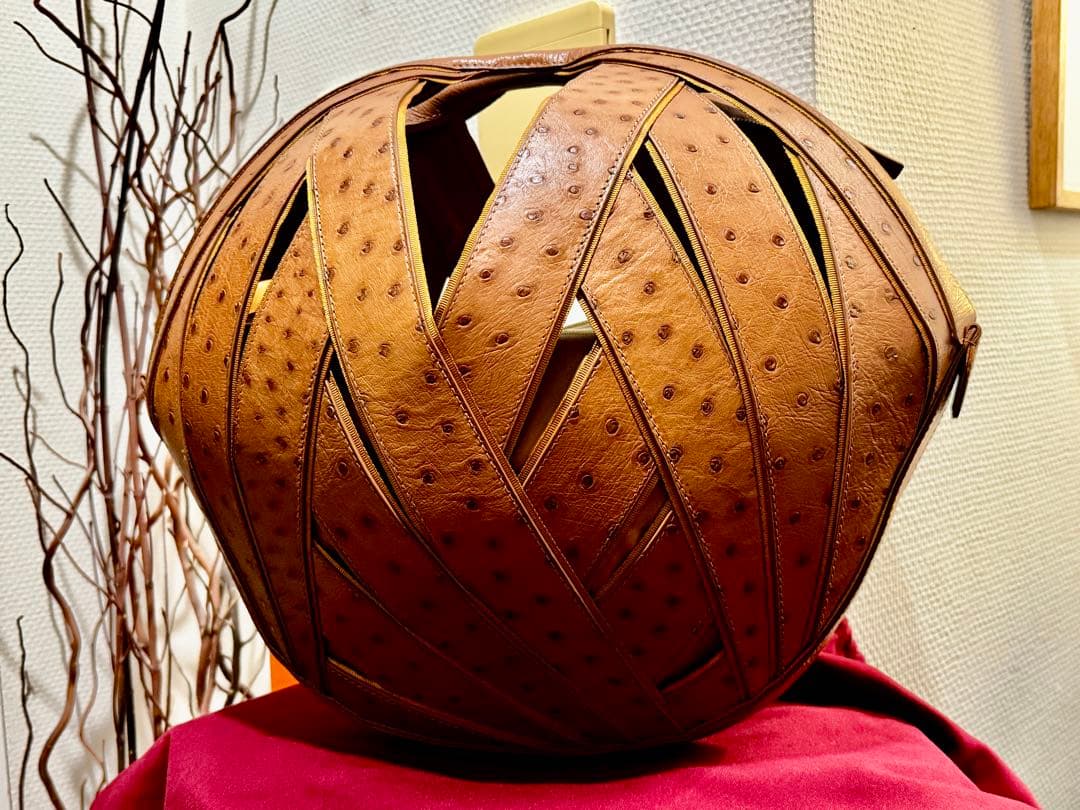 k*e様 PERRIN PARIS ペランパリ　パニエ　（L）　オーストリッチ