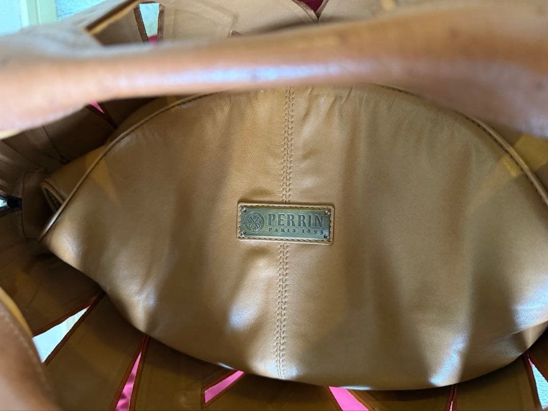 k*e様 PERRIN PARIS ペランパリ　パニエ　（L）　オーストリッチ