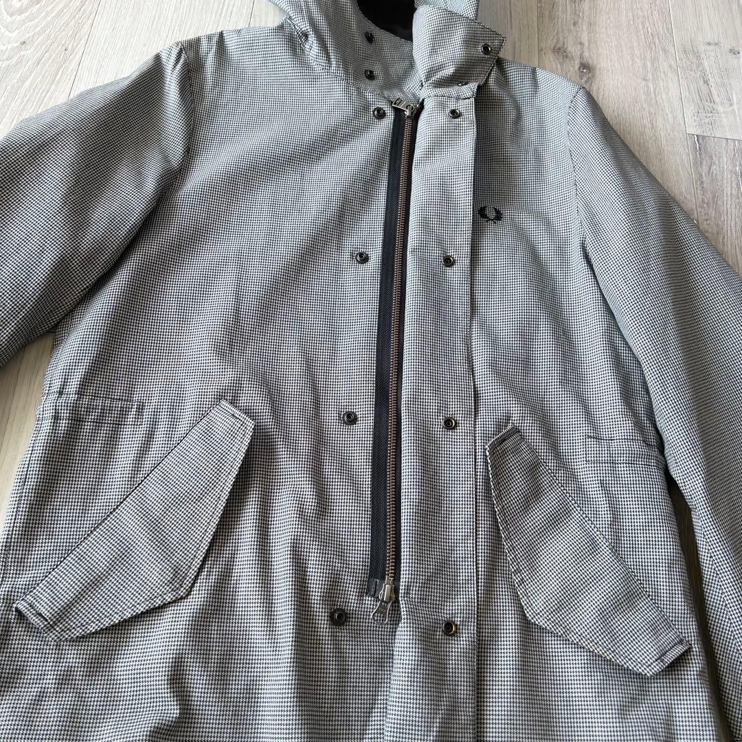 フレッドペリー モッズコート フィッシュテールパーカー XS 千鳥格子