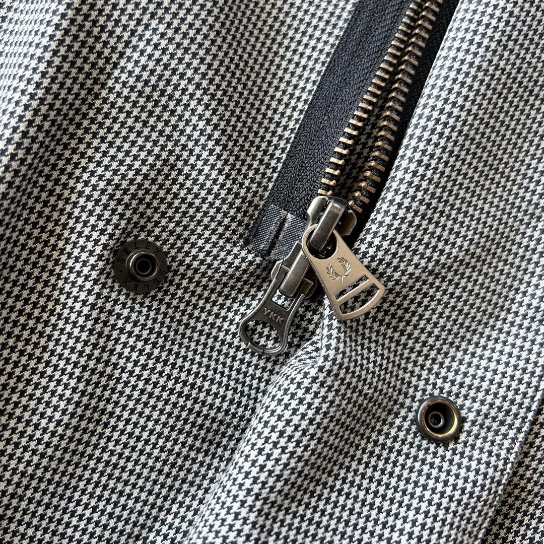 フレッドペリー モッズコート フィッシュテールパーカー XS 千鳥格子