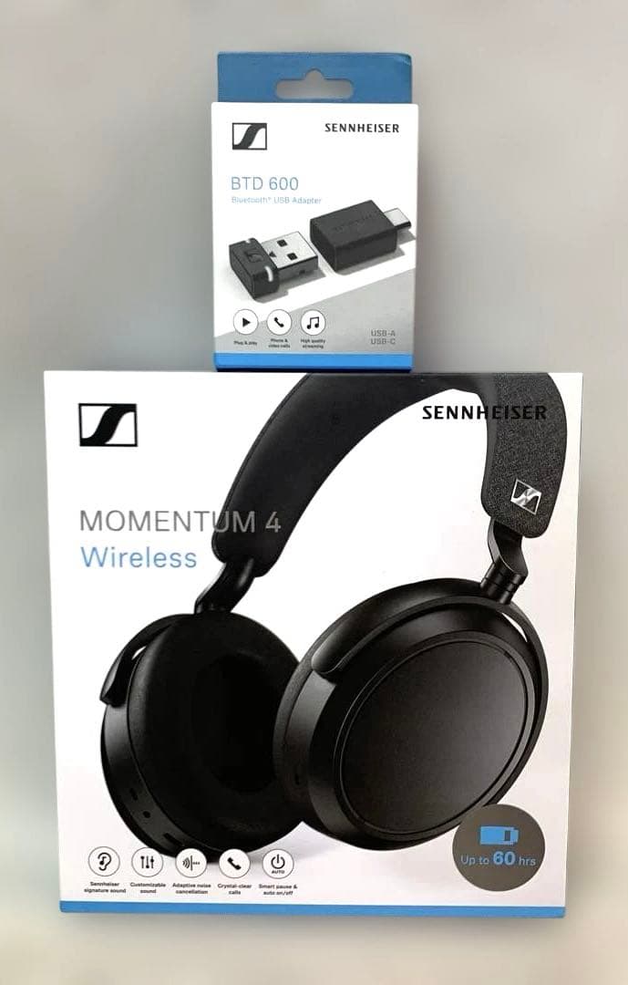 ヘッドホン SENNHEISER MOMENTUM 4 Wireless & BTD600