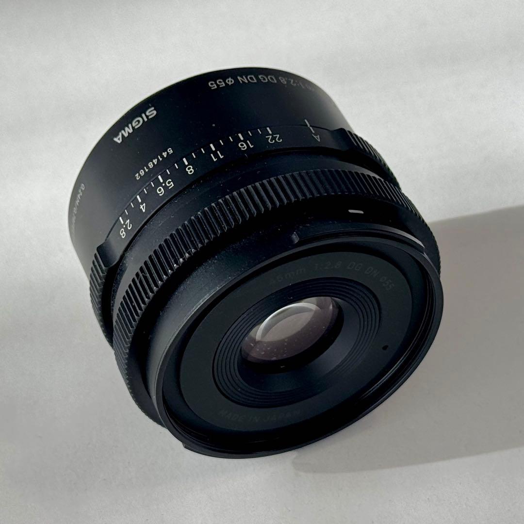 美品！SIGMA 45mm F2.8 DG DN Eマウントレンズ