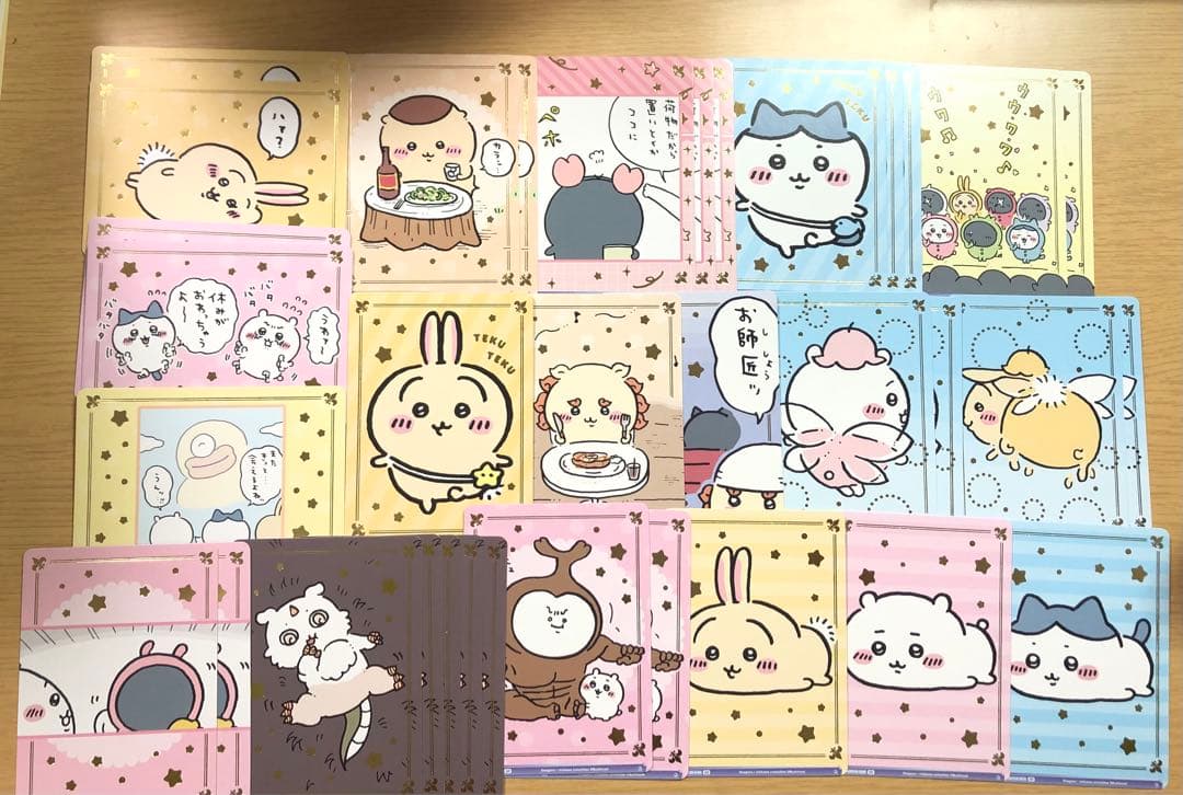 ちいかわ ヴァイスシュヴァルツブラウ br まとめ売り ハチワレ 34枚