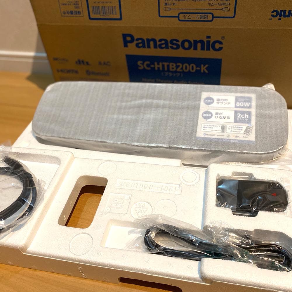 Panasonic サウンドバー SC-HTB200-K【新品未使用】