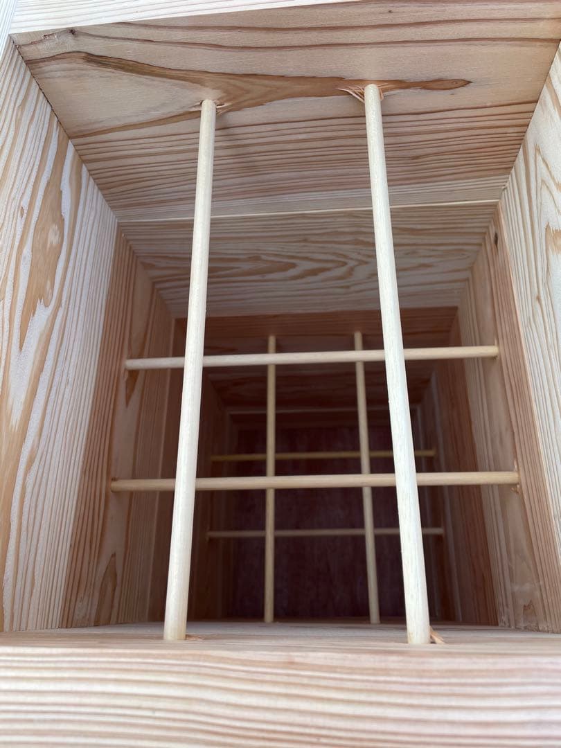 日本蜜蜂重箱式巣箱ハニーズハウス！五段スノコセット！送料無料！