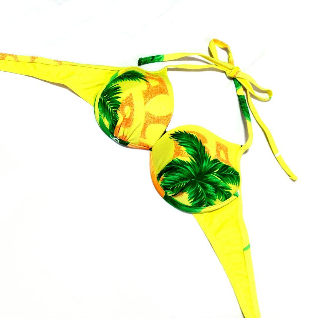 当時物 レア！！ ALBAROSA❤ロゴビキニ 水着❤平成ギャル❤ハワイアン柄