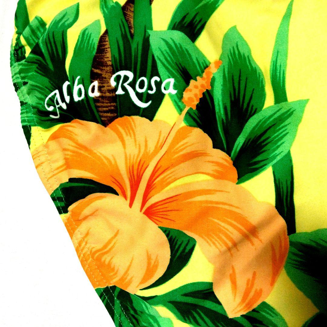 当時物 レア！！ ALBAROSA❤ロゴビキニ 水着❤平成ギャル❤ハワイアン柄