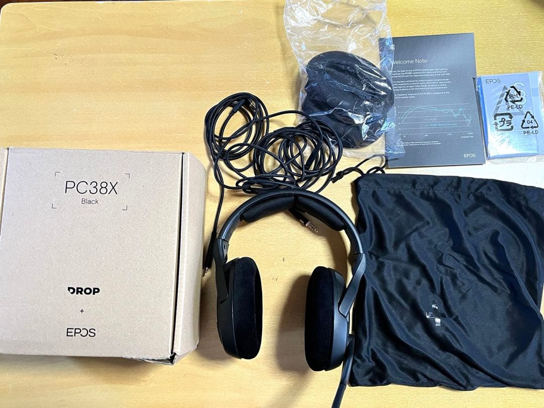 DROP + EPOS PC38X ゲーミングヘッドセット (ブラック)