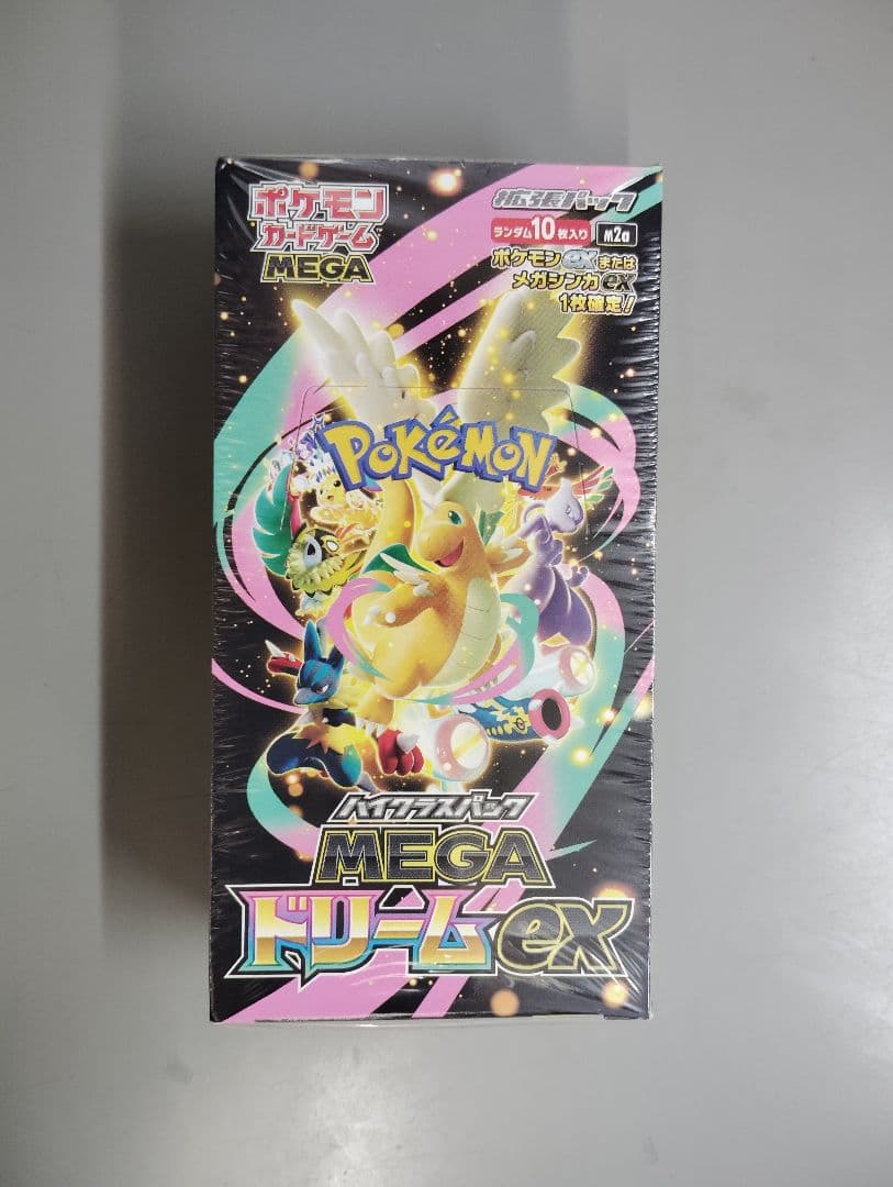 シュリンク付き ポケモンカード mega ドリームex 1box
