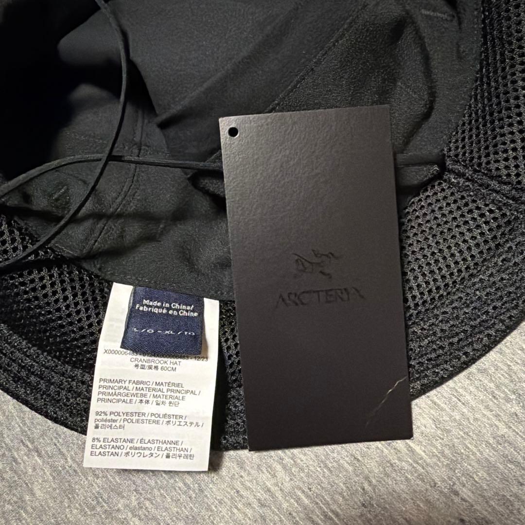 アークテリクス　クランブルックハット　黒　サイズL ベータジャケット