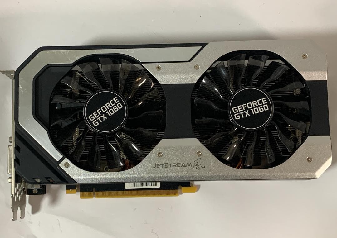 GeForce GTX1060 6GB JETSTREAM 風 PALIT