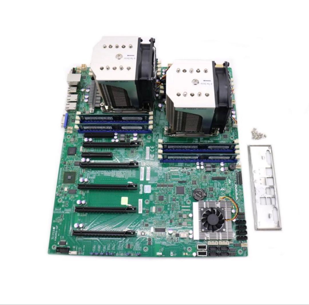 SuperMicro SuperMicro X9DRG-QFマザーボード 一式