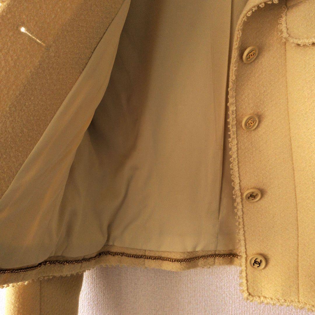 CHANEL テーラードジャケット イエロー