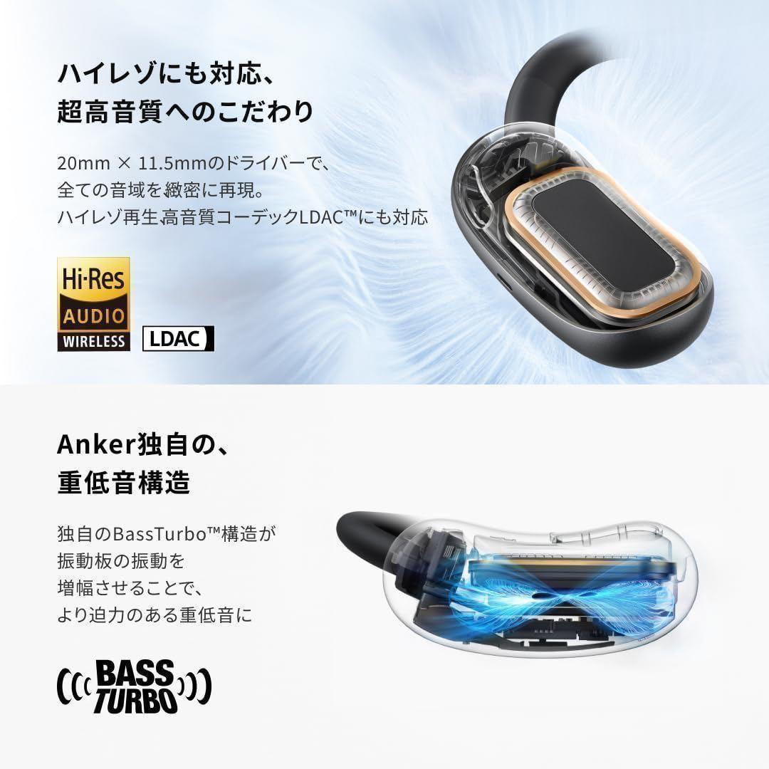 【新品】保証書無し　Anker Soundcore AeroFit2 ブラック