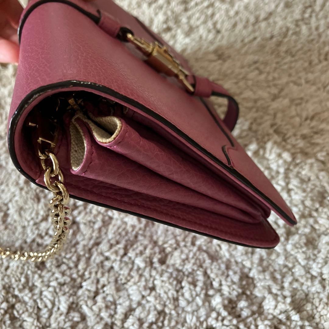 グッチ　チェーンウォレットバッグ