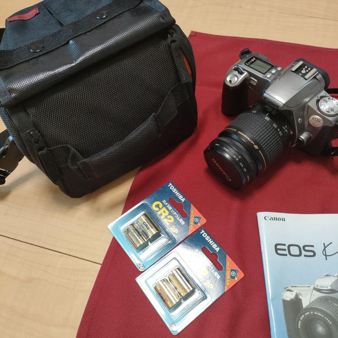 Canon キャノン Kiss フィルム カメラ 動作OK EOS 説明書付き