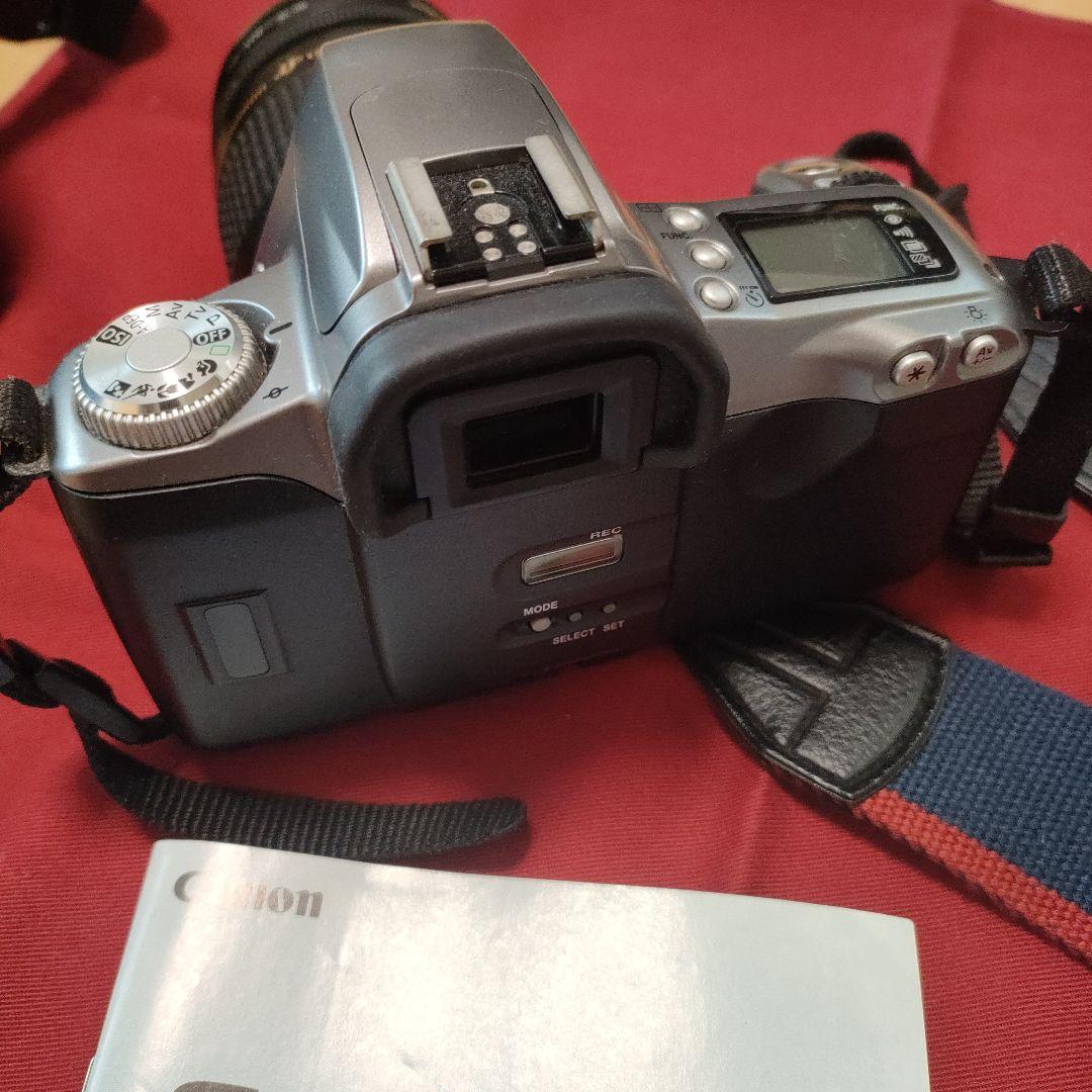Canon キャノン Kiss フィルム カメラ 動作OK EOS 説明書付き