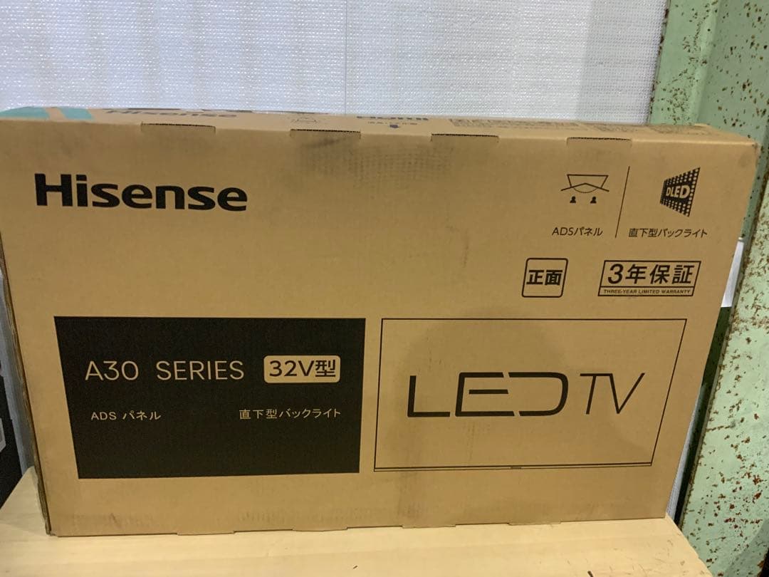 新品未使用箱不良　ハイセンス32v型ハイビジョンLED 液晶テレビ32A30H