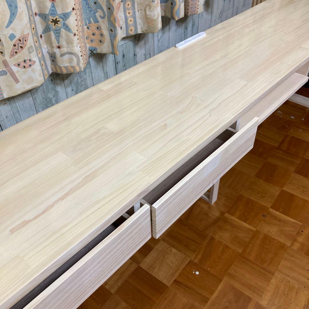 机 テーブル カウンター 幅240cm パイン集成材
