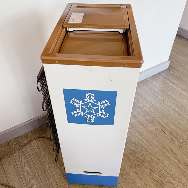 【美品】レトロ 雪印アイスクリーム ストッカー 業務 冷凍庫 非売品