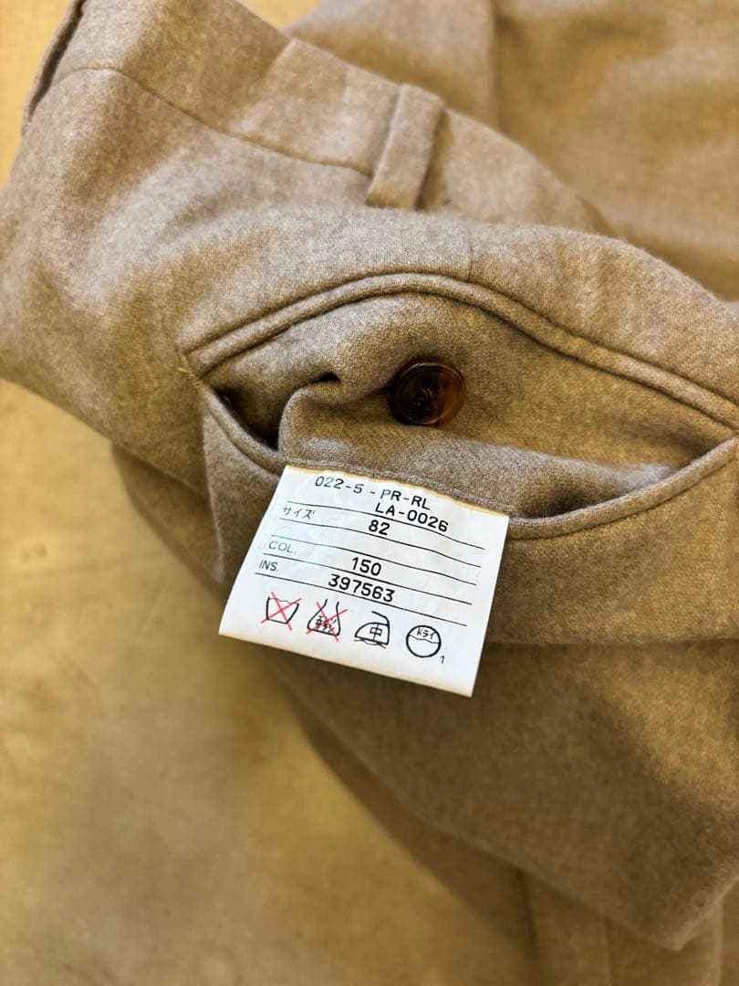 RALPH LAUREN ラルフローレン 82 ウール 2タック スラックス