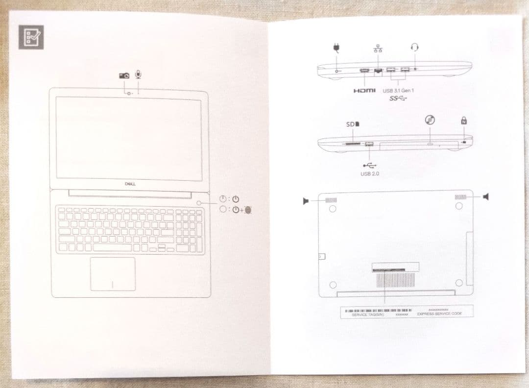 Windowsノート本体 Dell Inspiron 15 3580/ Win10/4GB/1TB/DVD