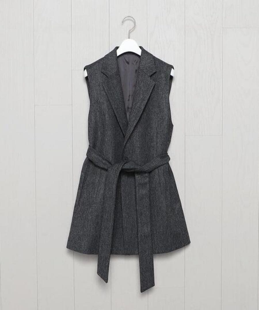 ＜H＞LOVAT TWEED GILET/ベスト グレー S