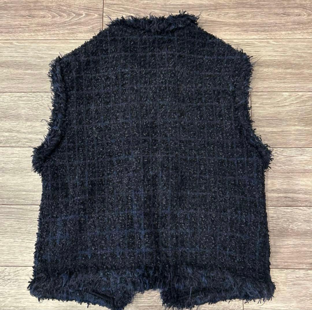 ユナイテッドアローズ ミックスチェックツイードニットベスト