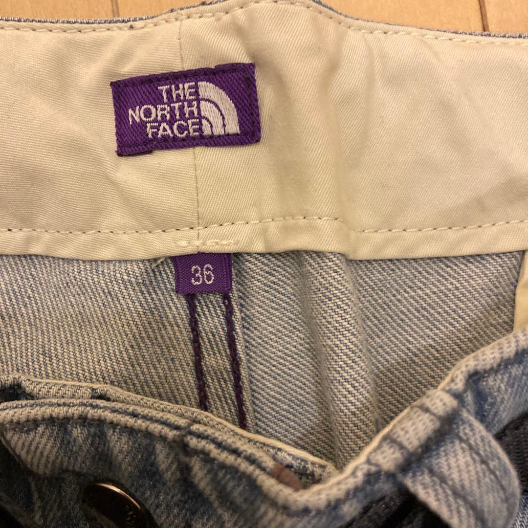 ノースフェイスパープルレーベルデニムストロールフィールドパンツ