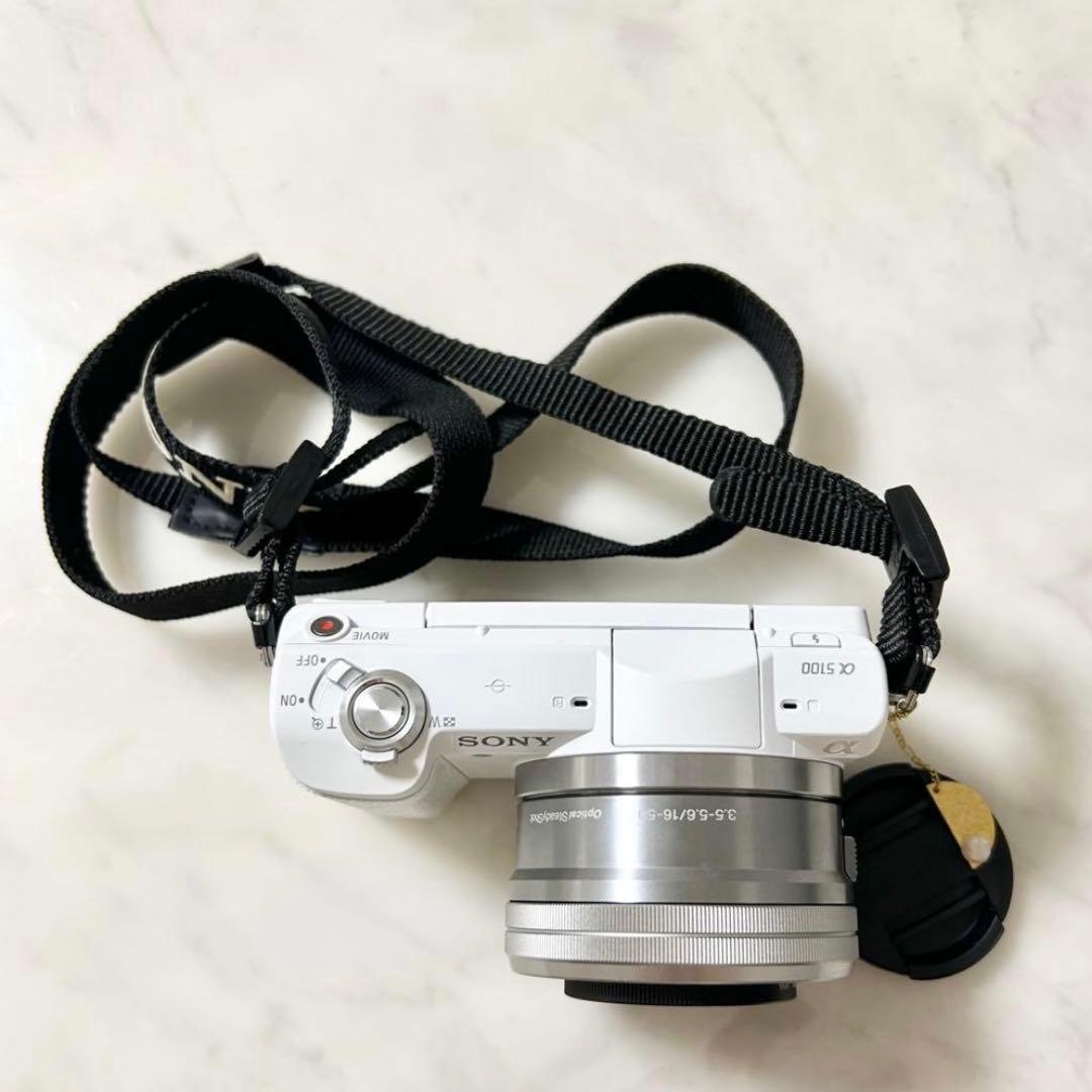 美品/送料込み⚫︎SONY α アルファ 5100 ミラレース一眼カメラ 取説付き