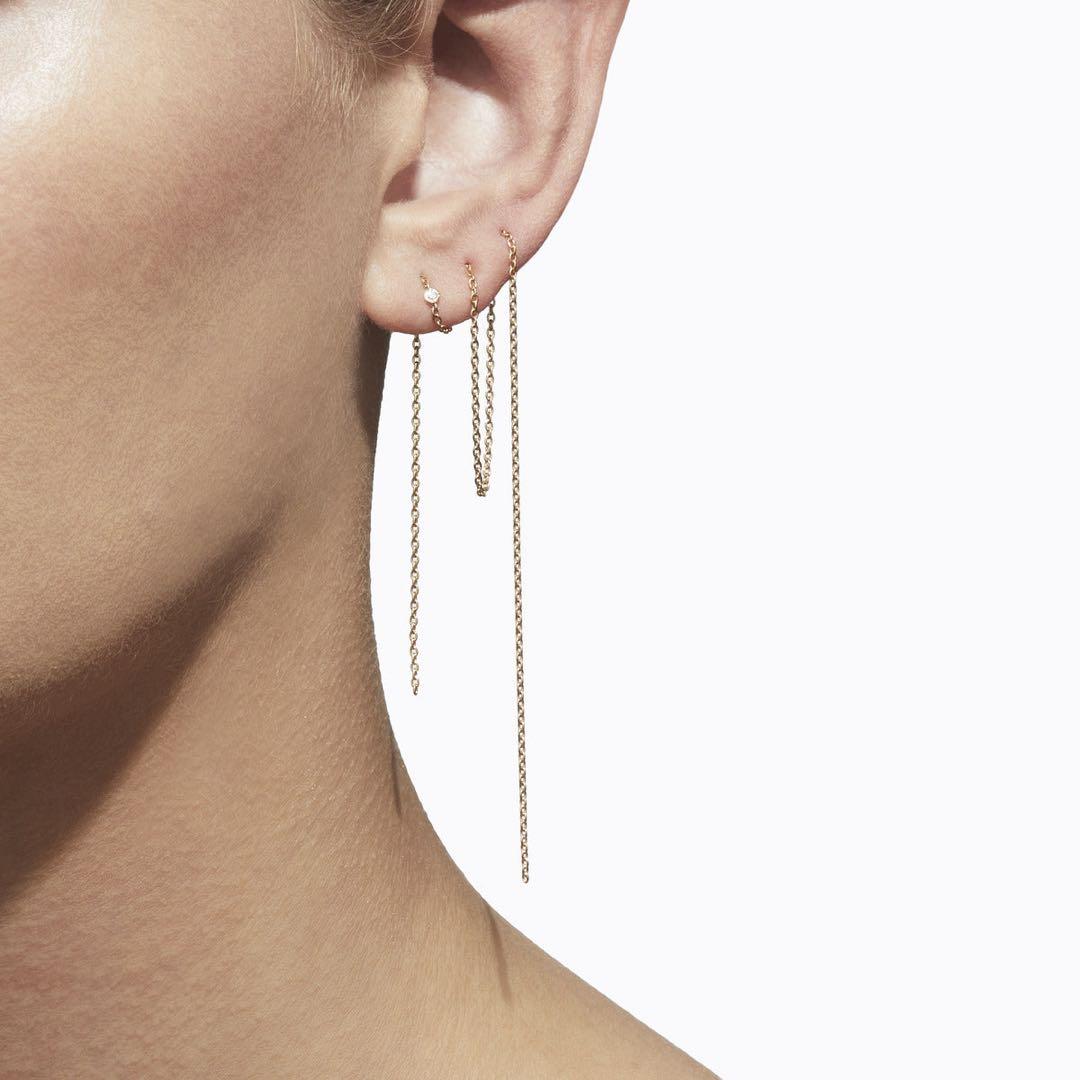 アクセサリー SHIHARA Diamond Chain Pierce 250 (02)