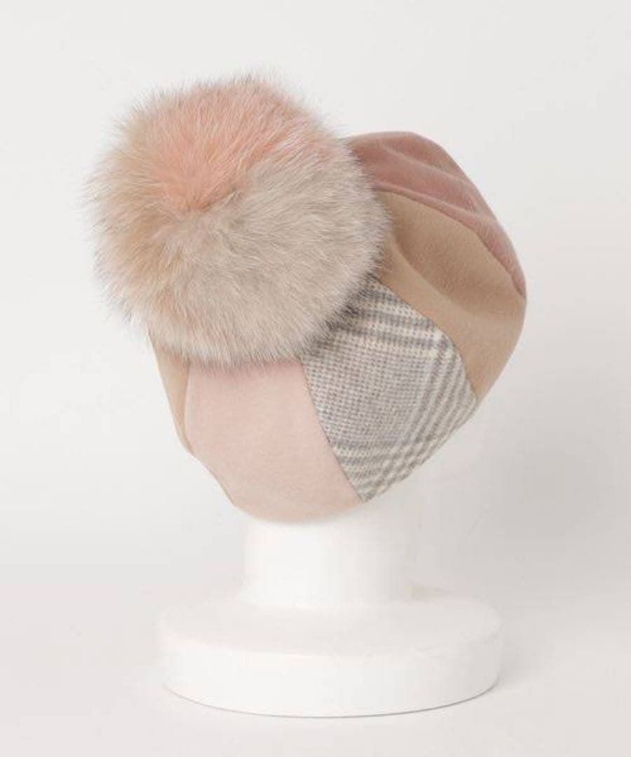 CA4LA★カシラマシュマロDISHポンポンベレー帽