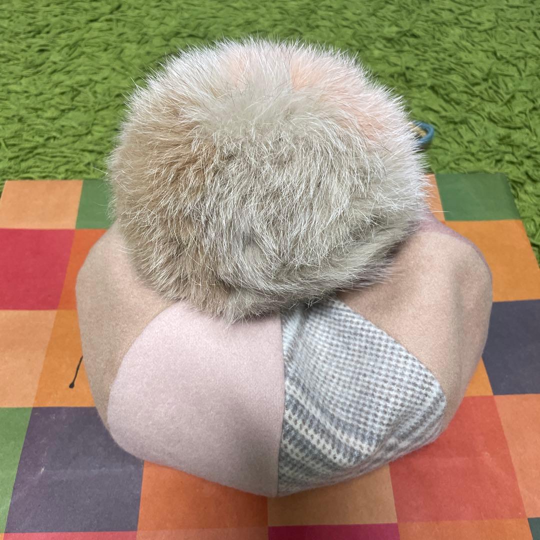 CA4LA★カシラマシュマロDISHポンポンベレー帽