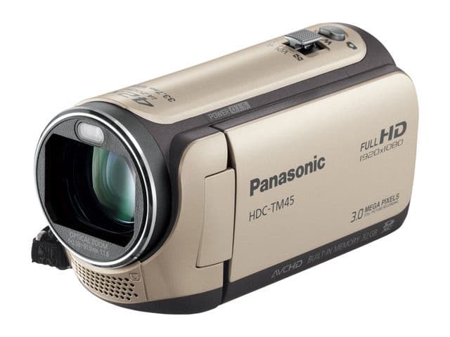 【オマケ付けました】Panasonic HDC-TM45 ベージュ 専用ポーチ付
