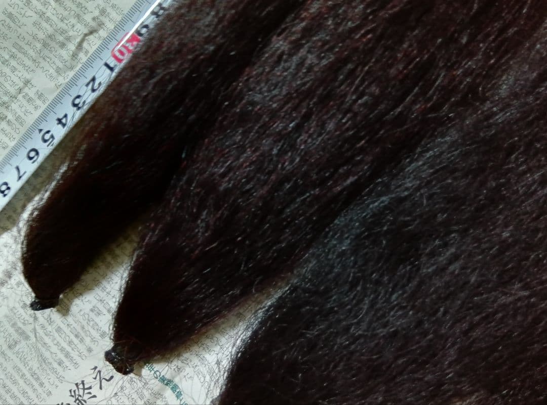 舞妓　日本髪　しゃぐま　40センチ　50グラム