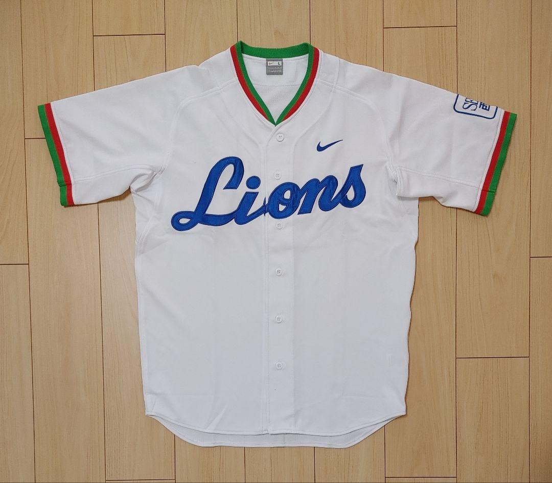 西武ライオンズ　ナイキ　黄金期　ハイグレード　ユニフォーム　Lサイズ◆NIKE
