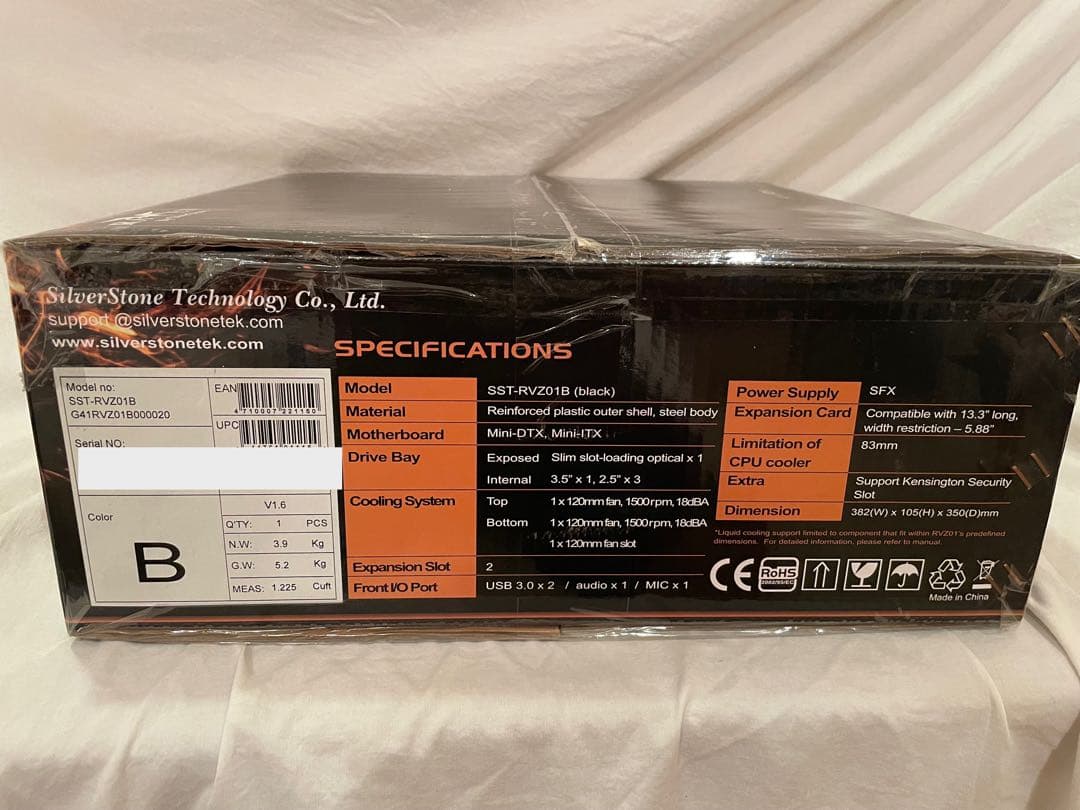 【PCケース】 SilverStone RVZ01 【開封済・未使用品】