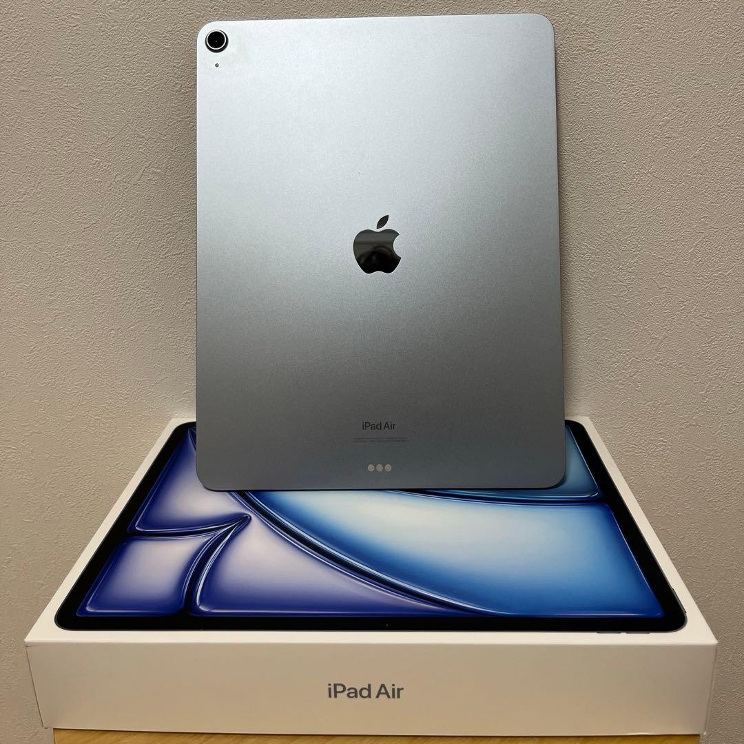 iPad Air (M2) 13in 128GB Blue Wifi ケース付