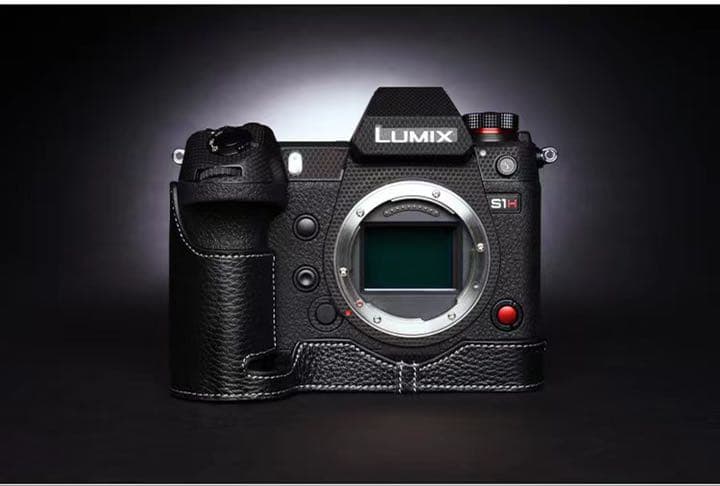 本革 カメラケース パナソニック Panasonic S1H用