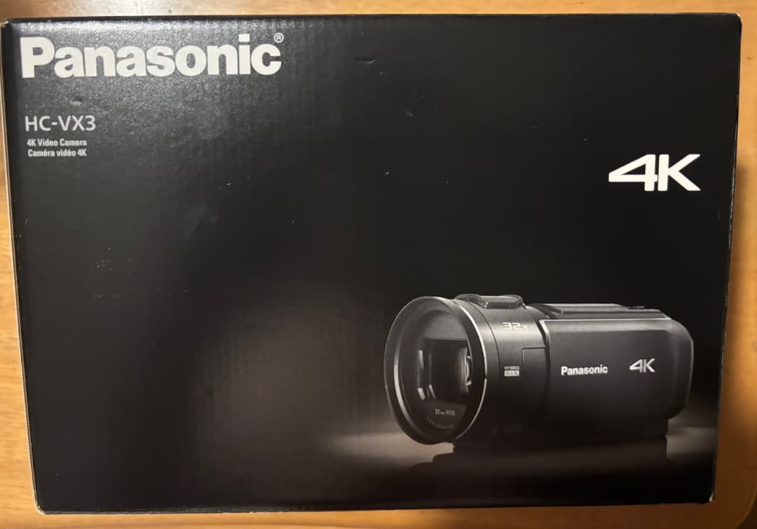 ★Panasonic ビデオカメラ HC-VX3 4K ブラック