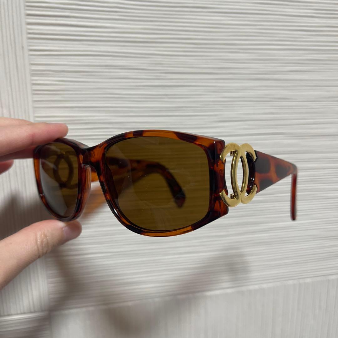 シャネル　サングラス　べっ甲　ブラウン　CHANEL