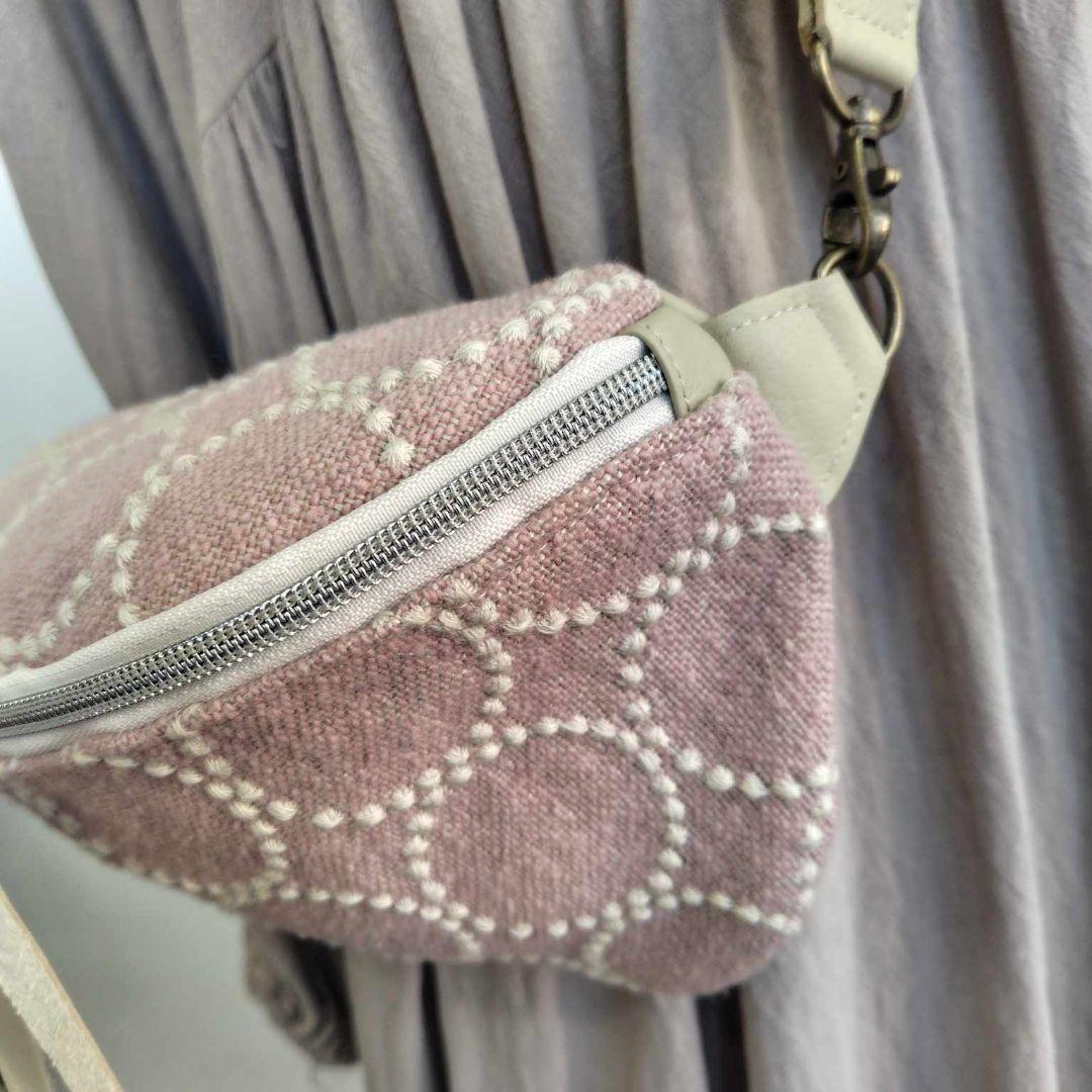 月*陽様 ミナペルホネン/tambourine タンバリンピンク/ボディーバッグ