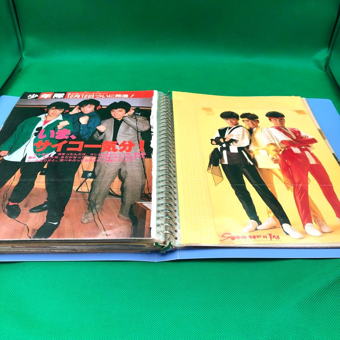 GR770 少年隊 A4雑誌切り抜き ポスター 錦織一清 植草克秀 東山紀之