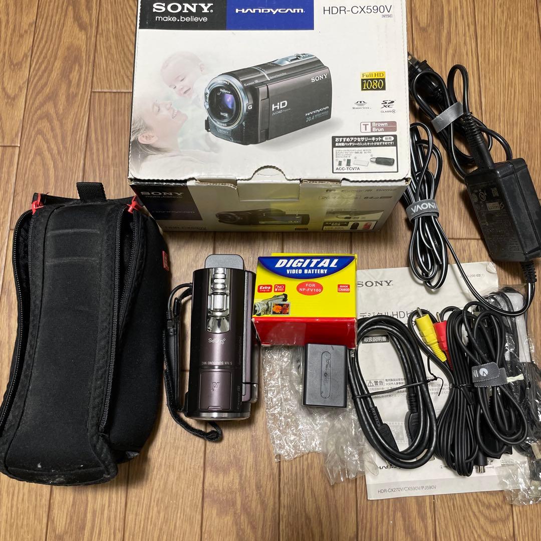【土日限定値下げ】SONY HDR-CX590V ビデオカメラ 本体