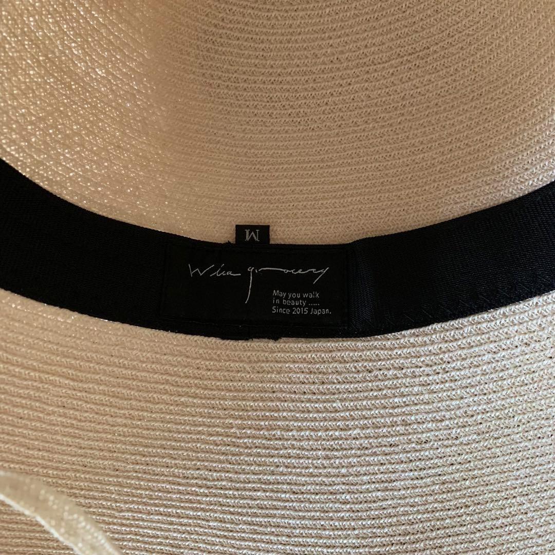 wica grocery abaca hat 麦わら　ストロー　ハット
