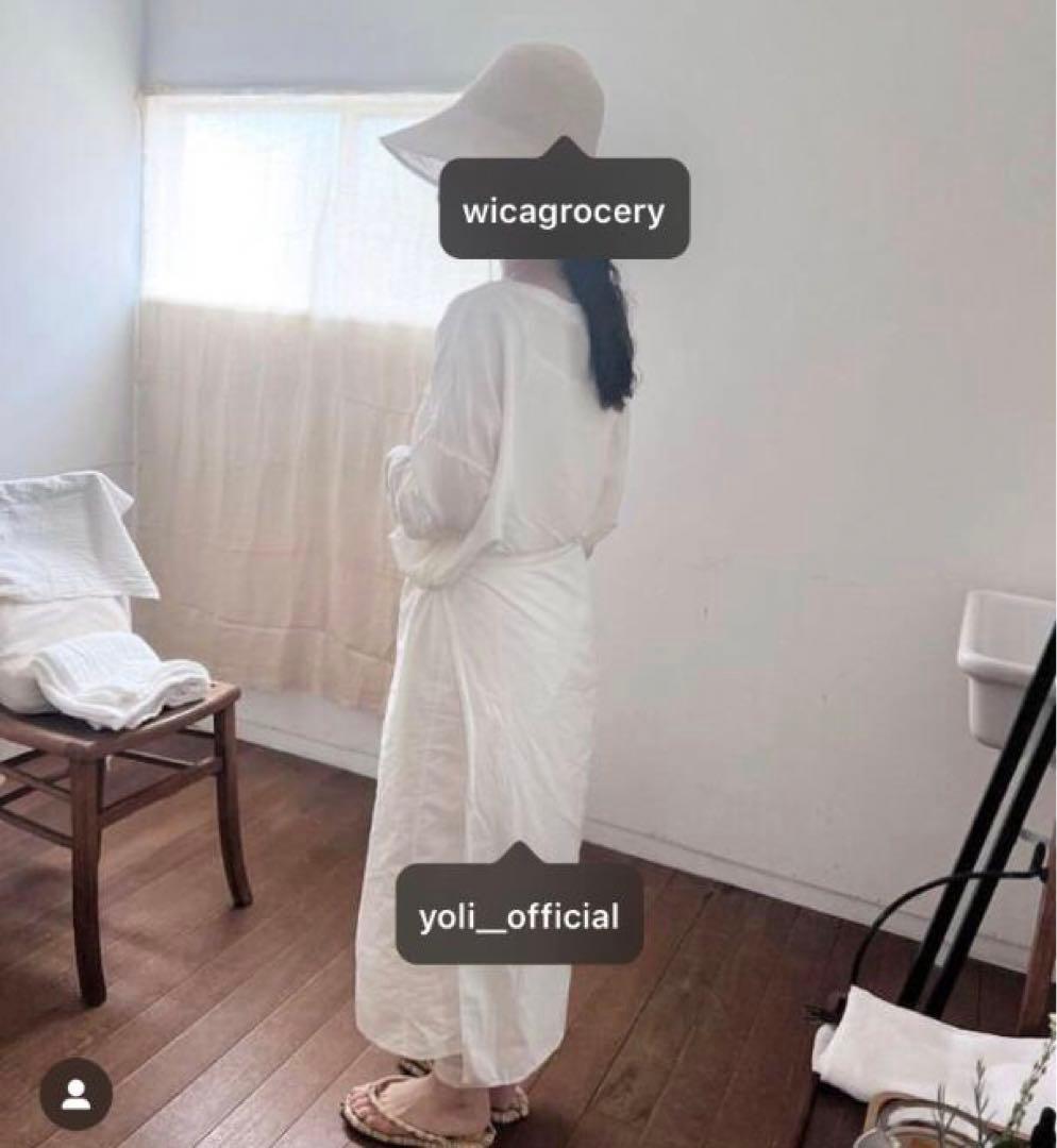 wica grocery abaca hat 麦わら　ストロー　ハット