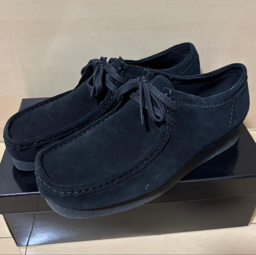 Clarksワラビー ブラック