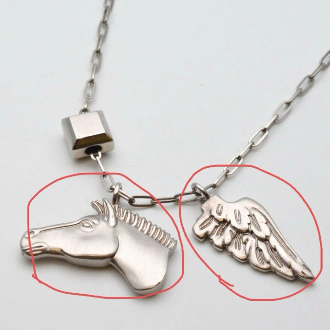 HERMÈS エルメス　タリスマン ペガサス ペンダントネックレス　廃盤品　レア