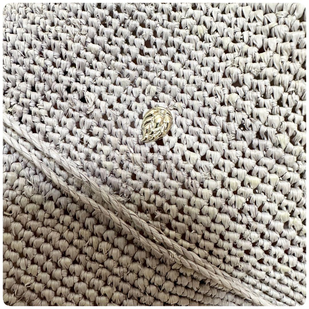 HELEN KAMINSKI ヘレンカミンスキー ラフィアハット グレージュ